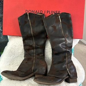 Donald Pliner Leather Boots